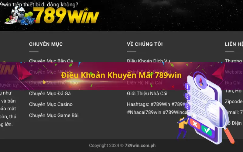 Điều Khoản Khuyến Mãi 789win